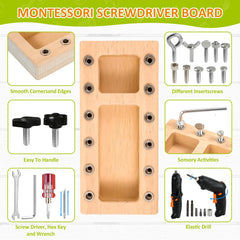 SANANT wooden tools with textured handles to improve grip and control