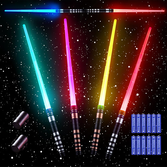 SANCO light-up saber 4-pack provides safe, colorful play for kids.