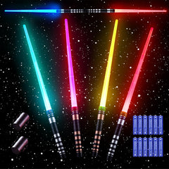 SANCO light-up saber 4-pack provides safe, colorful play for kids.