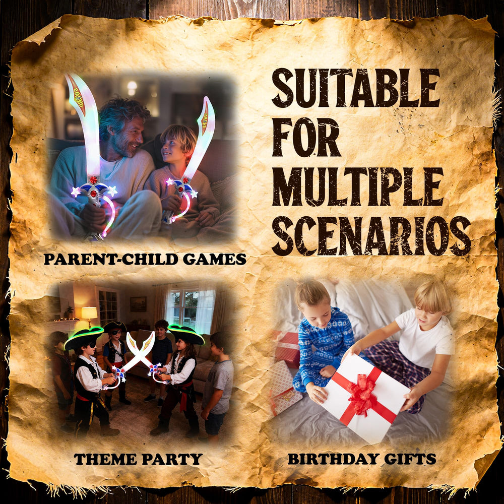 SANCO pirate play set in use during home adventures