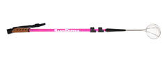 Sand Dipper pink aircraft-grade aluminum pole resists corrosion at the shore.