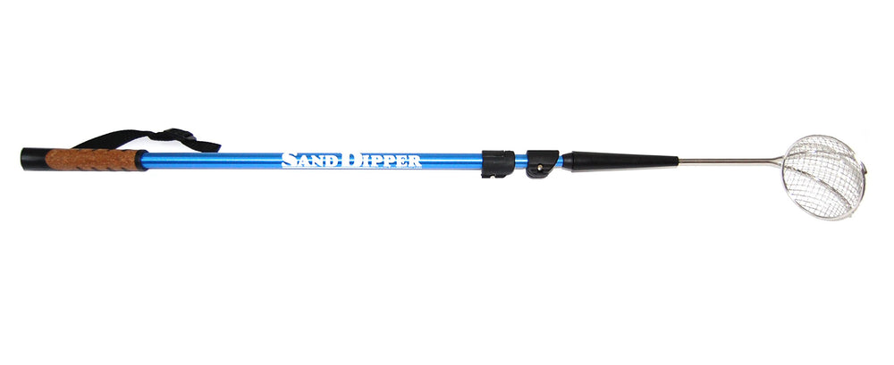 Sand Dipper wrist strap attached for secure use