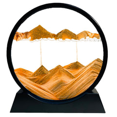 SANDCLE moving sand art front view promotes calm focus at your desk