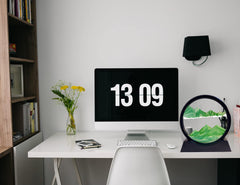 SANDCLE ideal for office or study, providing a relaxing visual focal point.