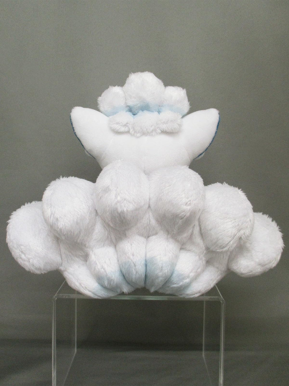 Sanei Alolan Vulpix plush 7-inch side view, portable cuddle friend