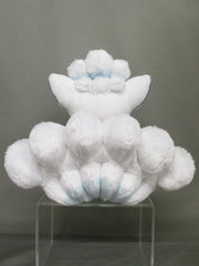 Sanei Alolan Vulpix plush 7-inch side view, portable cuddle friend