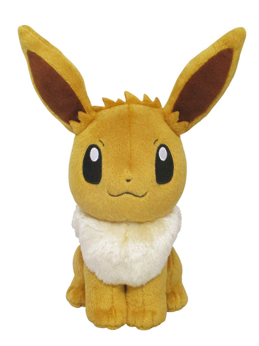 Sanei Eevee plush All Star Series, 8-inch size ideal for collectors