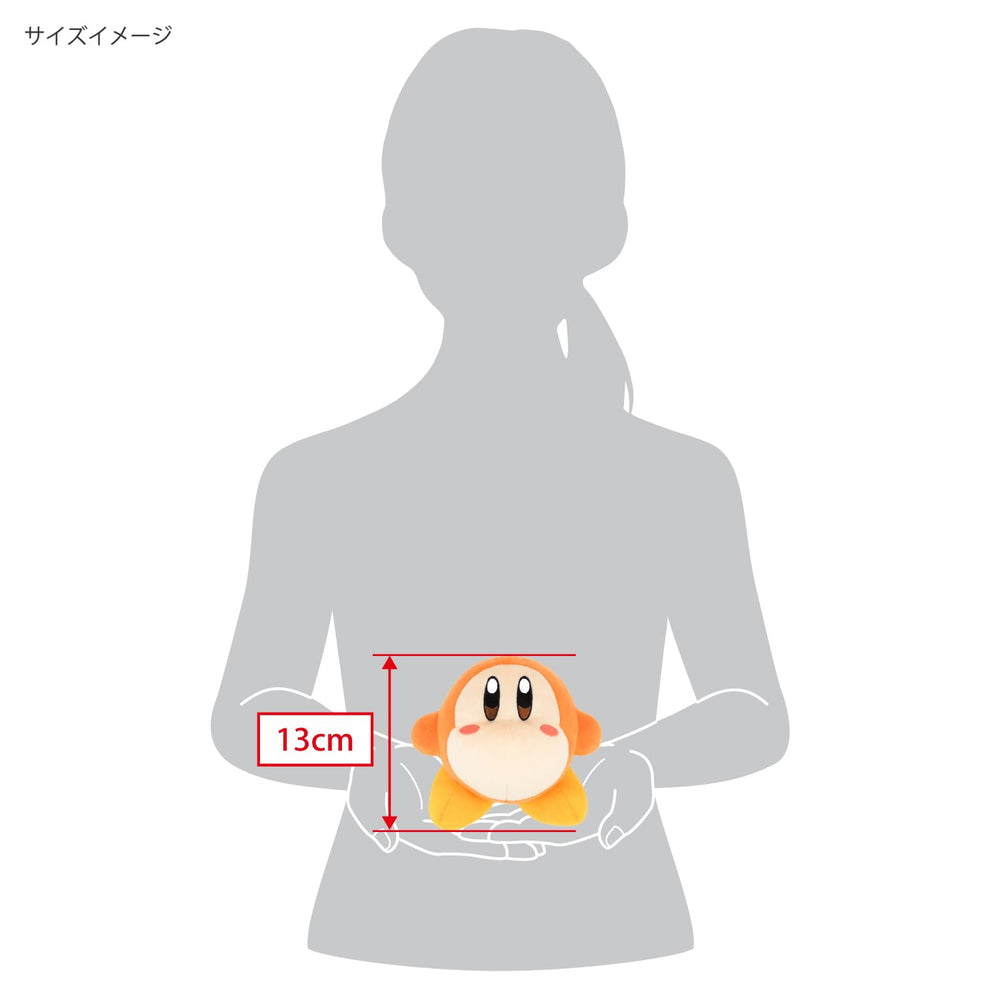Sanei Kirby Waddle Dee plush with soft fabric for comforting hugs.