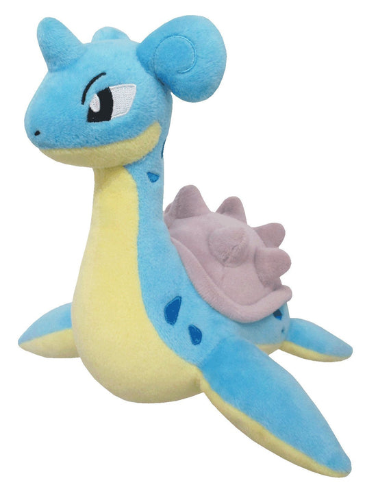 Sanei Lapras Plush7 front view—soft, collectible plush for display or gifting