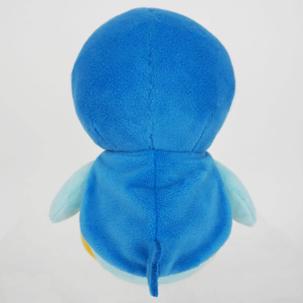 Sanei Piplup plush 6-inch blue face close-up, friendly expression.