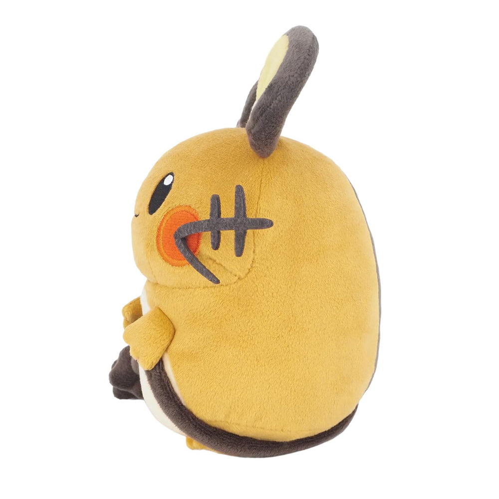 Sanei Pokemon Dedenne stuffed plush, 7in, ideal for playtime and collection.
