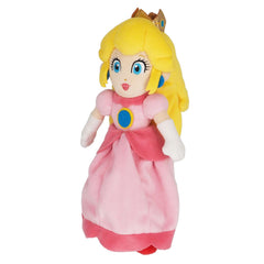 Sanei Princess Peach 10-inch plush front view, soft and collectible.