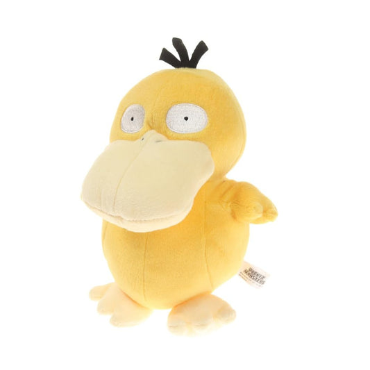 Sanei Psyduck plush front view, soft and collectible for fans.