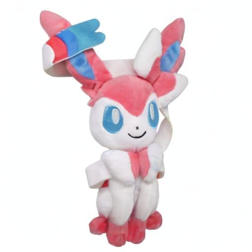 Sanei Sylveon plush in sealed packaging, brand-new and ready to gift.