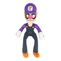 Size reference showing 12.5 inch height of Sanei Waluigi plush for display options.