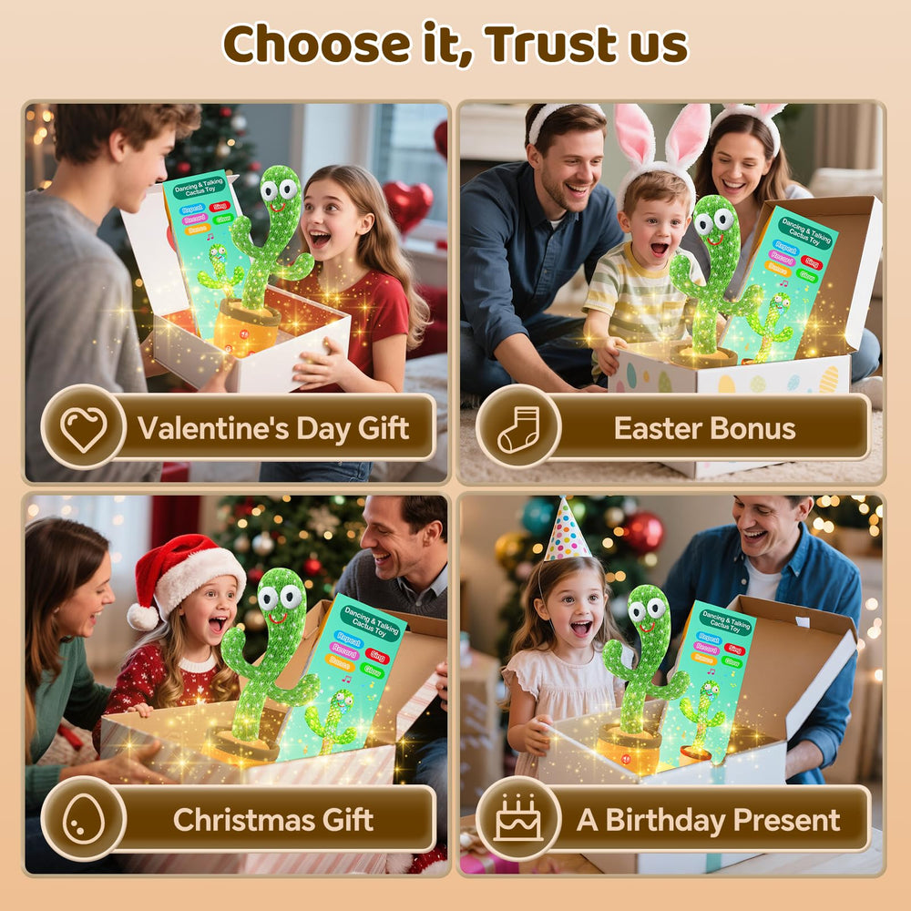 SANJOIN Cactus gift-ready package makes a thoughtful stocking stuffer
