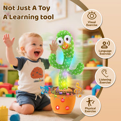 SANJOIN Cactus singing baby toy provides cheerful tunes for playtime