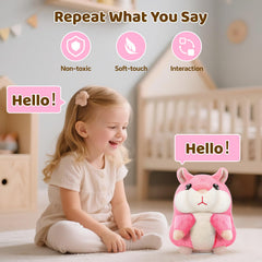 SANJOIN pink plush hamster makes a great gift for kids