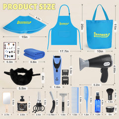 Sanlebi replaceable segments mimic real barber tools for authentic feel