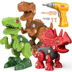 Sanlebi Take Apart Dinosaur Orange Tyrannosaurus Rex for hands-on building and fine motor skills.