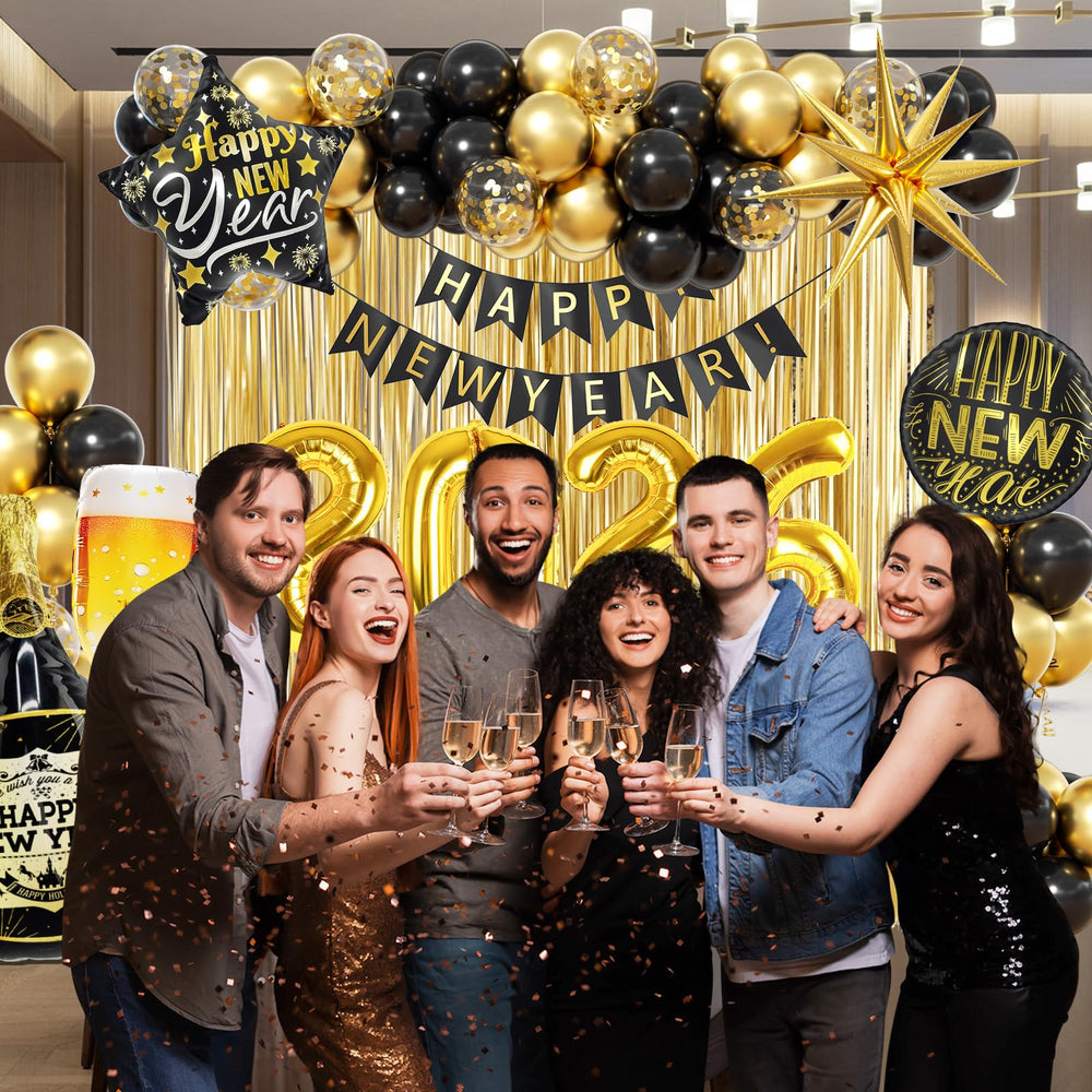 saratimtou 12-inch black balloons add contrast to your setup