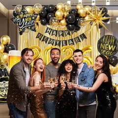 saratimtou 12-inch black balloons add contrast to your setup