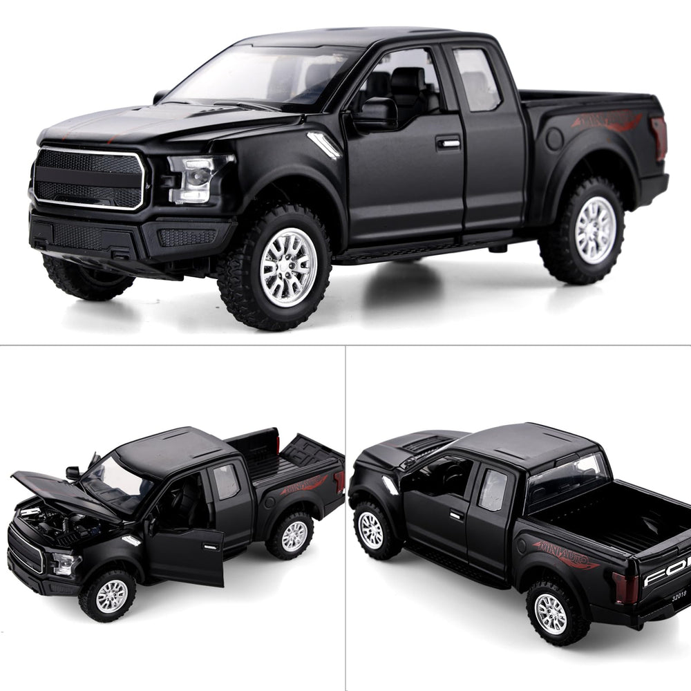 SASBSC F150 toy truck hood open detail for engine-inspired storytelling