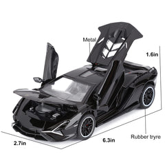 SASBSC Lamb diecast toy car lights and sound enhance interactive play experiences.