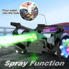 SASBSC Lamb RC car spray function creates visual spray effects