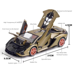 SASBSC Lamb Toy Car front-door open, highlighting interactive features for imaginative play.