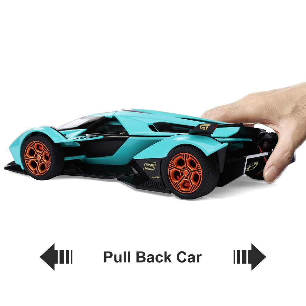SASBSC Lambo V12 open cockpit detail for realistic toy car play