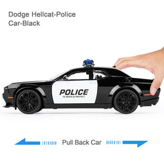 SASBSC police car with openable doors, hood and trunk for interactive storytelling