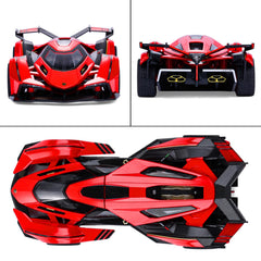 SASBSC light-and-sound red model car adds sensory excitement during play.