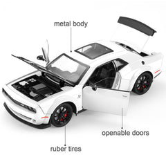 SASBSC white muscle car interior detail adds realism for pretend driving