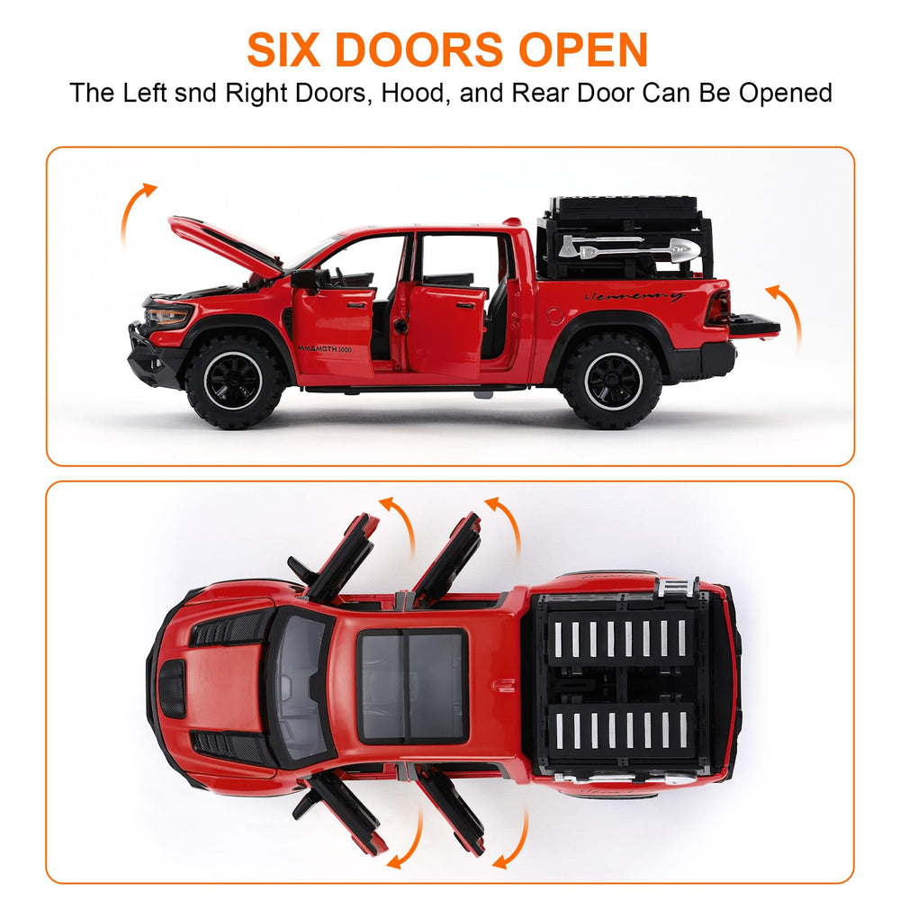 SASBSC Toy Dodge Mammoth pull-back action for quick play