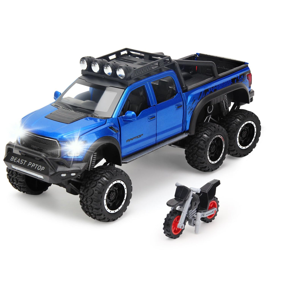 SASBSC toy truck pickup side view shows compact size for easy grip