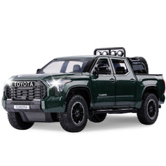SASBSC Tundra Truck green pull-back for quick, engaging playtime.