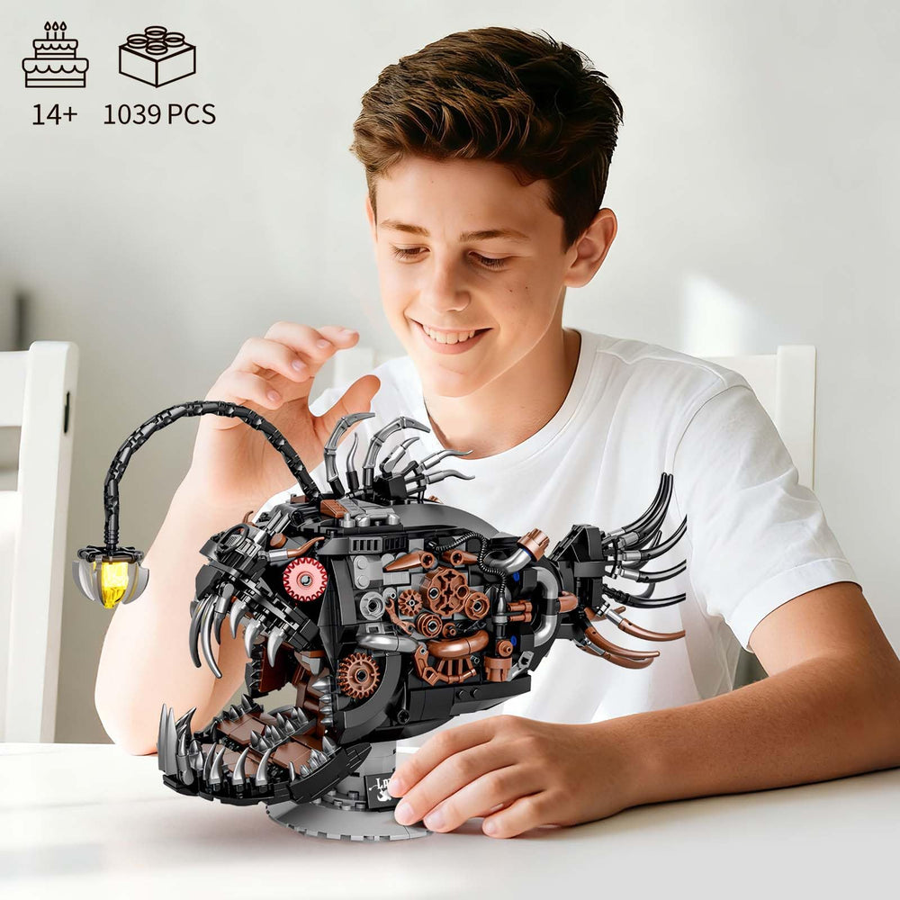 SATHIBI gift for adults, ready-to-display steampunk sculpture.