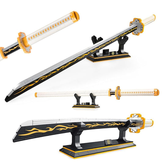 SATHIBI Zenitsu sword model front view for display and collection