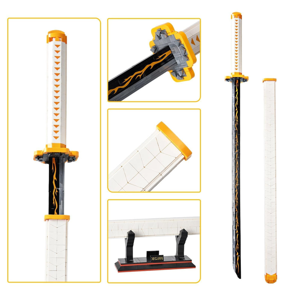 SATHIBI Zenitsu sword on stand for elegant shelf display