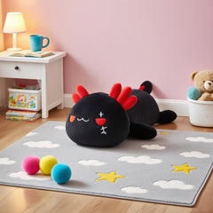 Sausudols Black Axolotl Plush vacuum packing demo