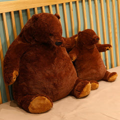 Sausudols Djungelskog bear in bedroom as darling decor