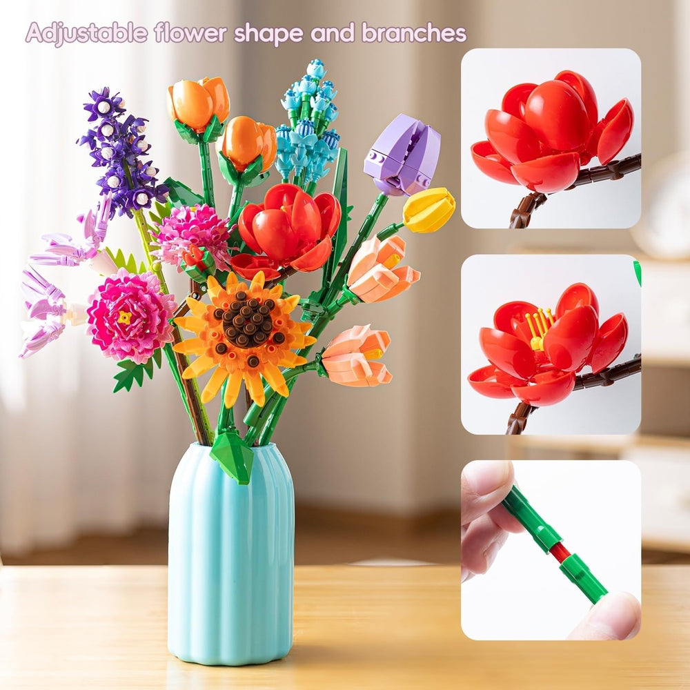 Sawaruita lovers-fruit crabapple bloom blocks offer a creative, flexible floral display option.