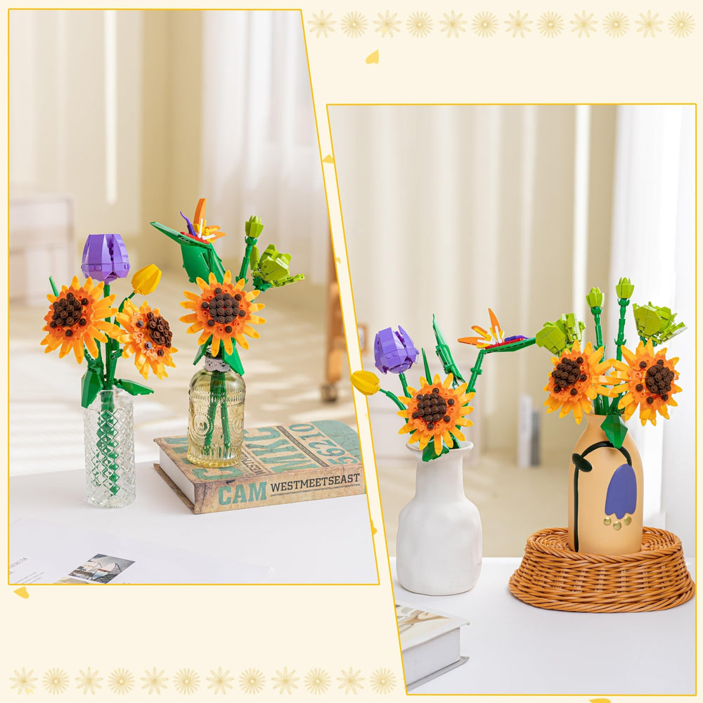 Sawaruita colorful bloom combinations in the bouquet for lively decor.