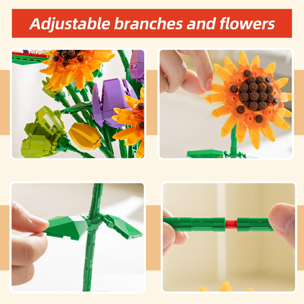 Sawaruita building set includes clear instructions for easy assembly.