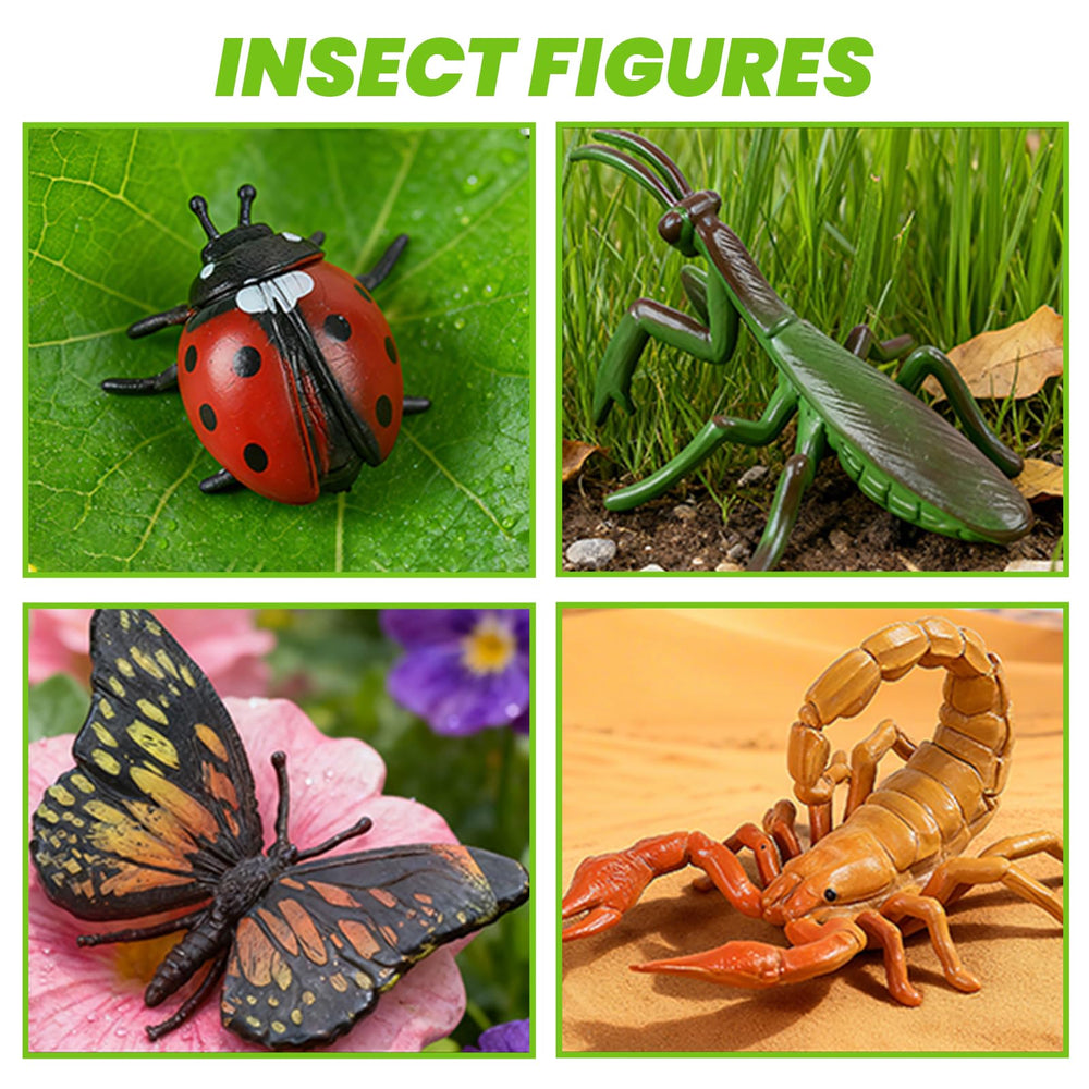 SCAHOW cute insect decorations brighten gardens, desks, shelves, and cake toppers