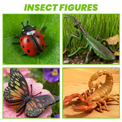 SCAHOW cute insect decorations brighten gardens, desks, shelves, and cake toppers