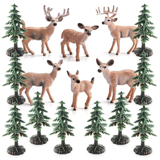 SCAHOW deer figures collection adds woodland decor to your table display