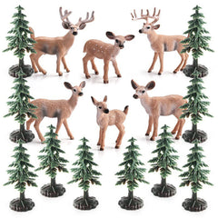 SCAHOW deer figures collection adds woodland decor to your table display