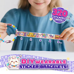 Scarmat holographic mini sticker roll for decorating journals and bottles.